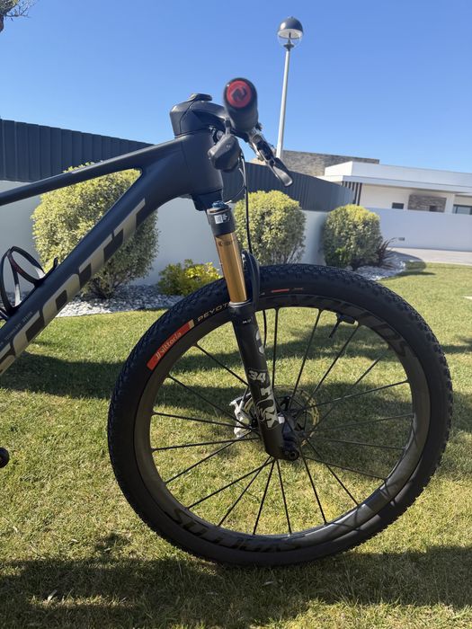 Bicicleta Scott Spark RC SL EVO AXS preto M