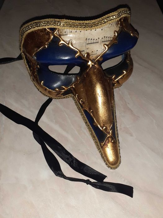 Maska wenecka Medico della Peste złota