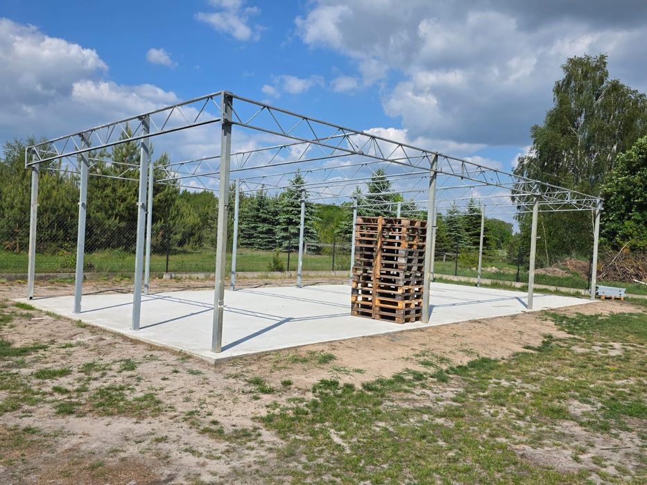 Kratownica dachowa, bindra, podciąg, konstrukcja stalowa, wiata dł 6.3