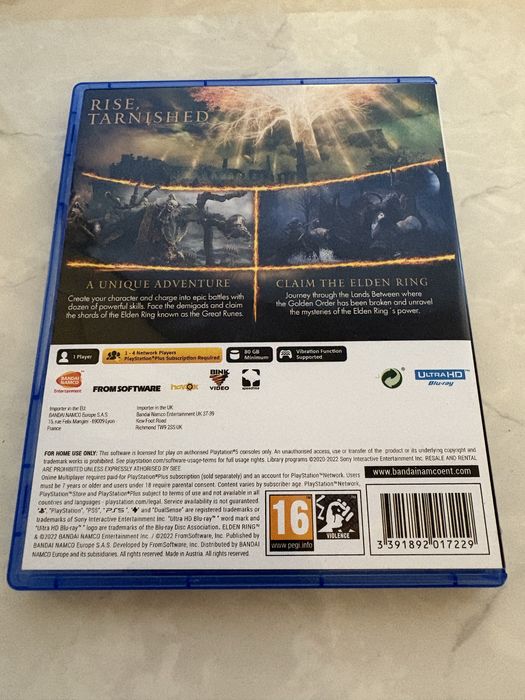 Elden Ring диск PS5