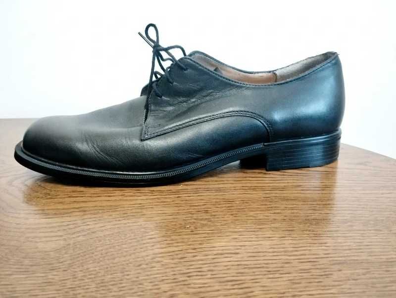 Buty męskie skórzane wizytowe 43