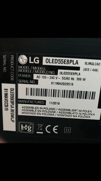 New Plasma TV with 3 Years of Use64750931964545124