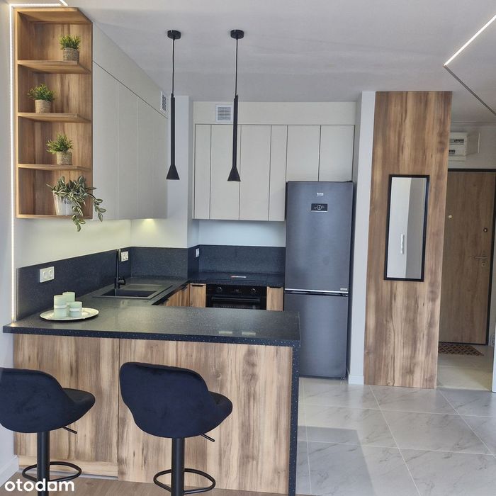 Nowe-jeszcze nieużywane! Łomianki - Wiślana-36 m2, 2 pokoje, garaż