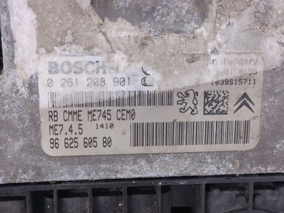 Centralina De Motor Uce PEUGEOT 206 BERLINA 1.6 16V CAT 9662560580
