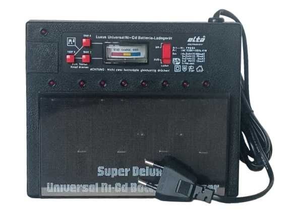 Ładowarka ELTA Super Deluxe Universal Ni-Cd z Testerem Baterii