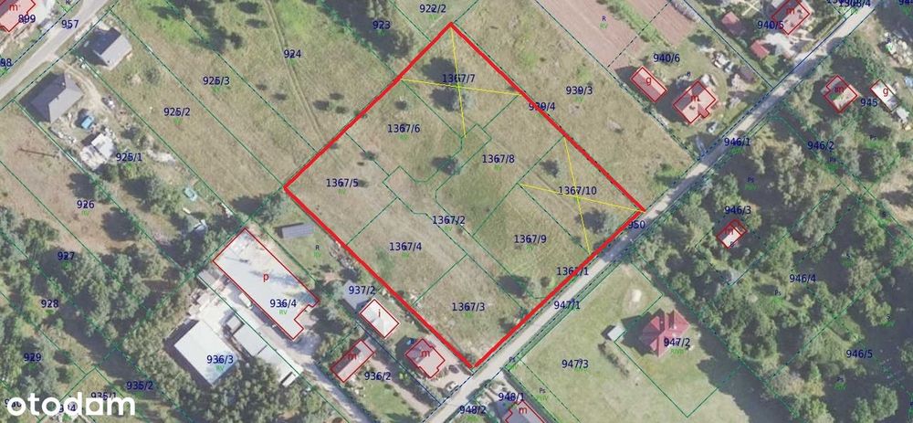 Działka budowlana 1000 m² w spokojnej okolicy