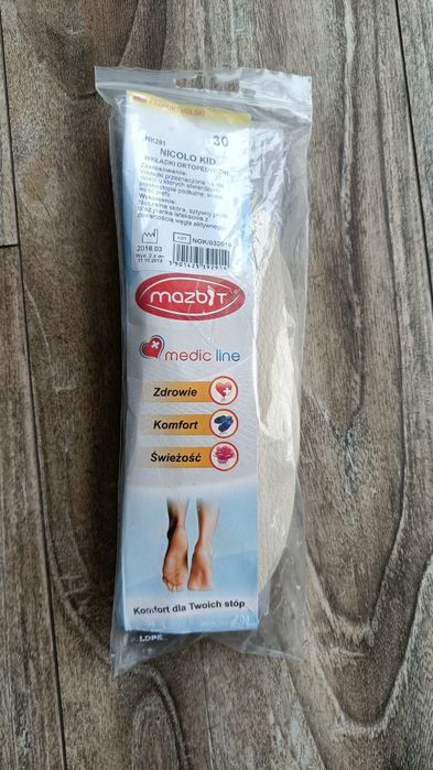 Mazbit wkładki ortopedyczne nicolo kid nowe