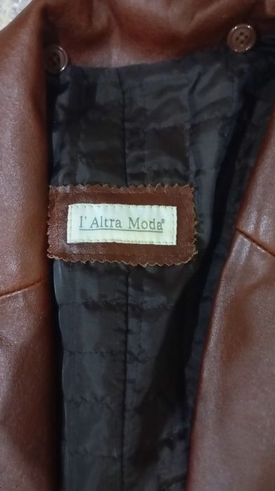 Sobretudo em pele genuína L'altra Moda