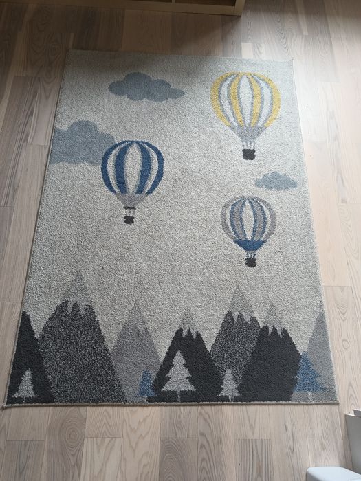 Dywan dziecięcy Balony Góry Niebo Chmury 120x170