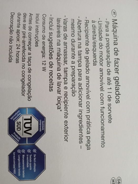 Máquina de fazer gelados