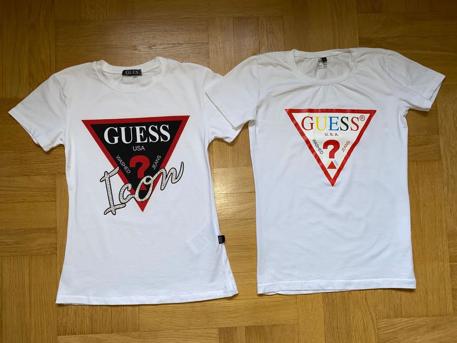 1+1 gratis koszulka Guess rozm S T-shirt bluzka bluzeczka