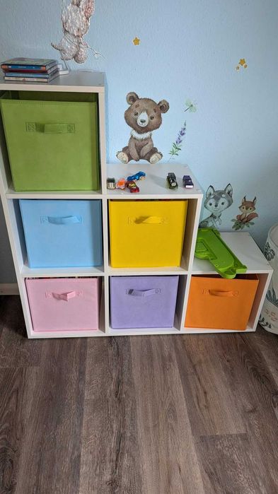 Do pokoju dziecięcego pudełka 6 sztuk do przechowywania zabawek ubrań