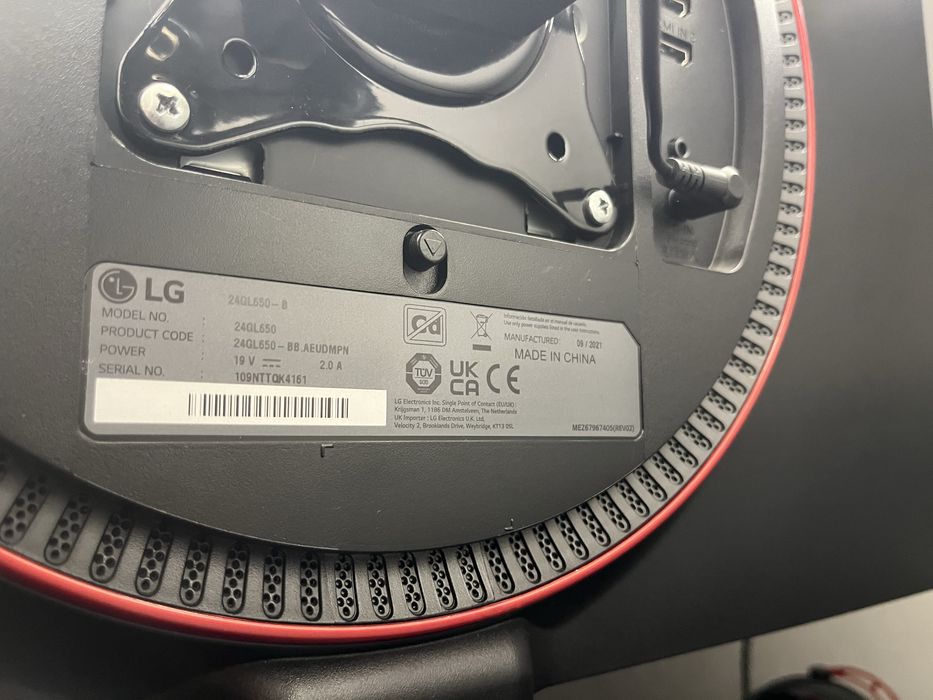 Monitor Gaming 144Hz 1ms (Impecável)