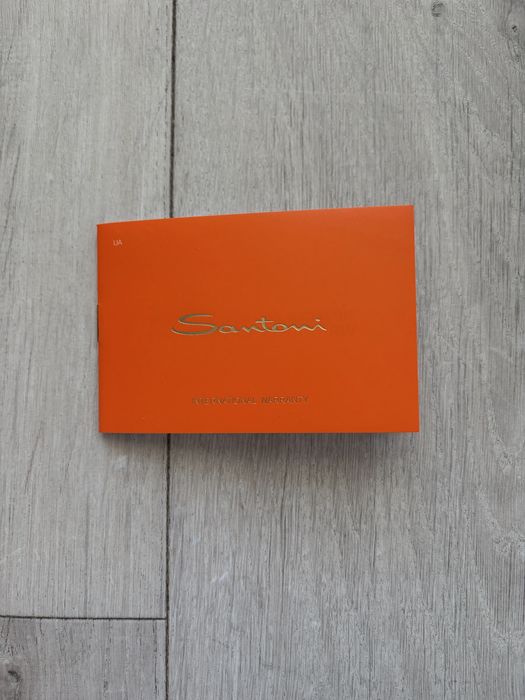 Кеди білі Santoni