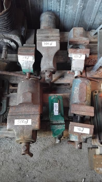 Imadło 80-150mm ciężkie niemieckie maszynowe uchylne