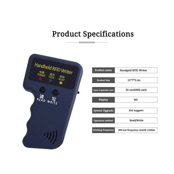 Копир дубликатор Rfid ключ  домофона 125кГц