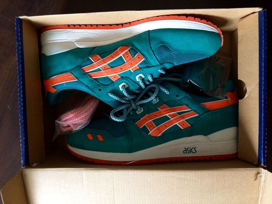 Asics gl3 Miami Dolphins 9,5 us / 42,5 eu