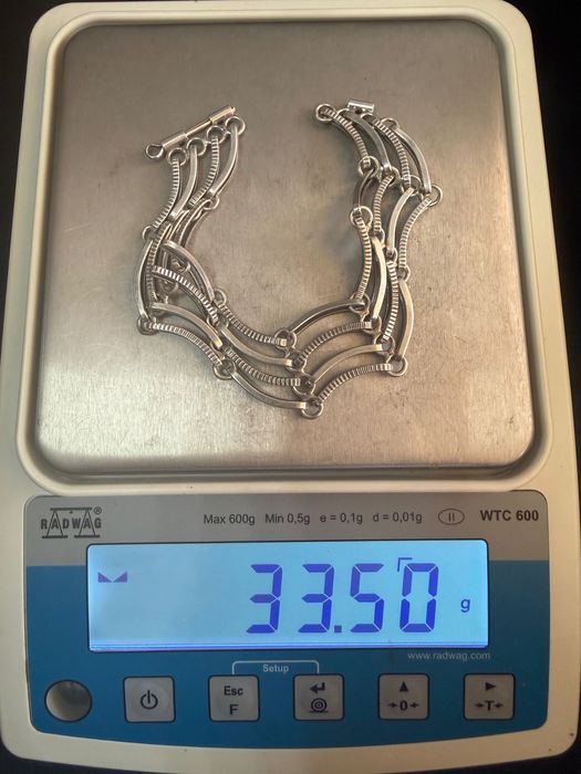 Bransoletka | Orno | Srebro pr. 800 | Stan b. db. | Biżuteria PRL