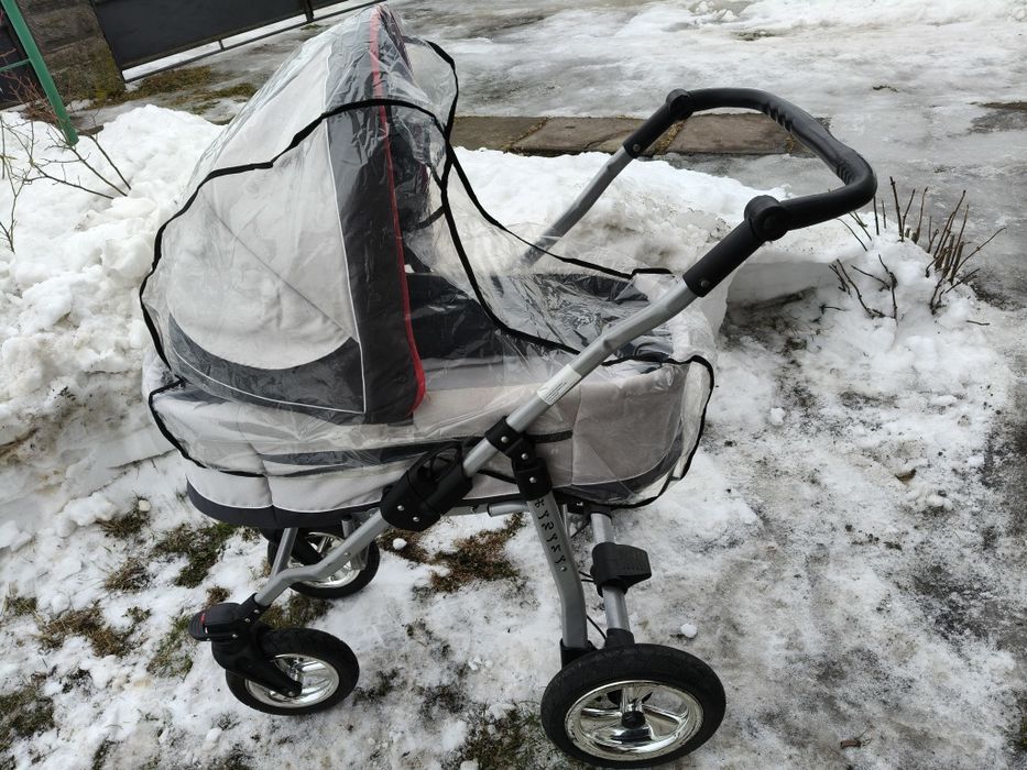 Дитяча коляска-люлька HANNA (Польща) + дощовик, гарний стан
