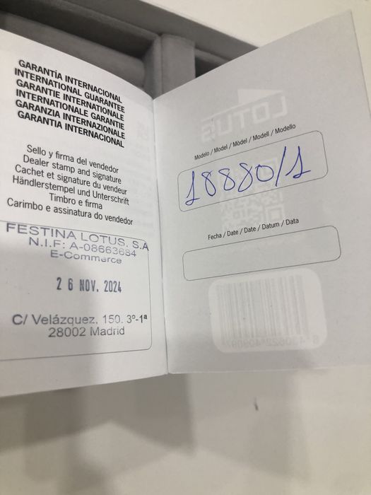 RELÓGIO LOTUS COM PULSERA DE COURO, MULHER