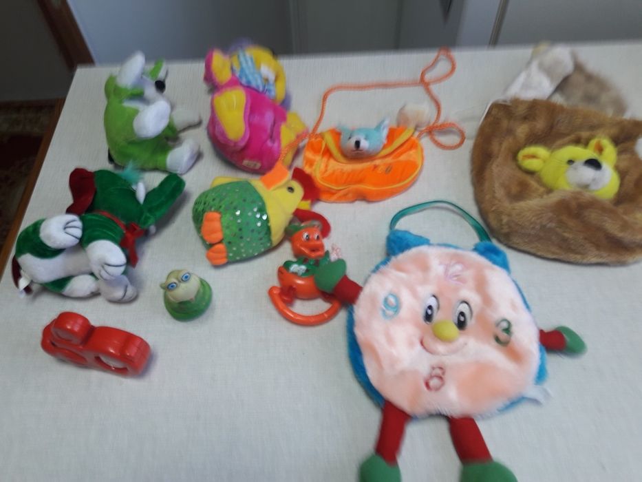 Набор мягких игрушек бу для маленьких