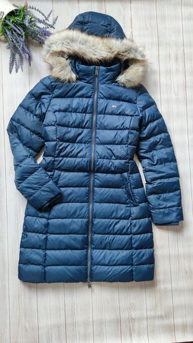 Жіночий пуховик, пальто, куртка Tommy Hilfiger, пуховик Томмі, розмір