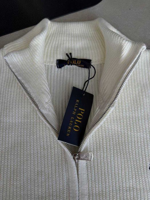 свитр кофта кардиган Вʼязана Polo Ralph Lauren зип zip old MONEY