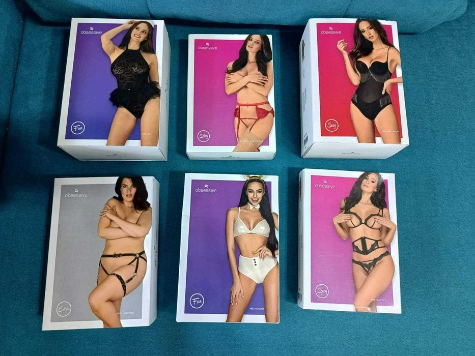 Nowe! Kuszące body Obsessive Milladis, XL/2XL, za pół ceny