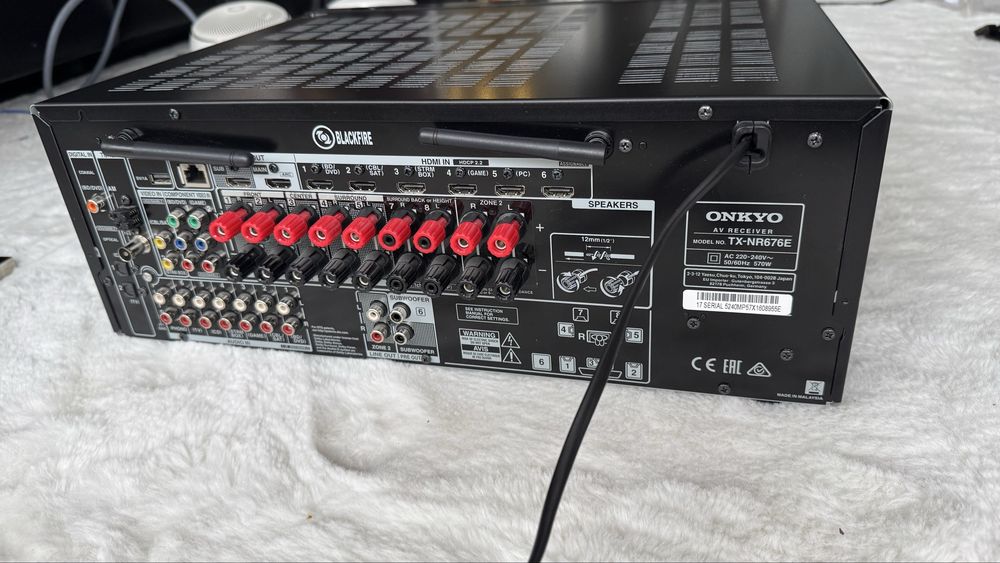 Amplituner Onkyo TX-NR676E TX NR676E jak nowy !