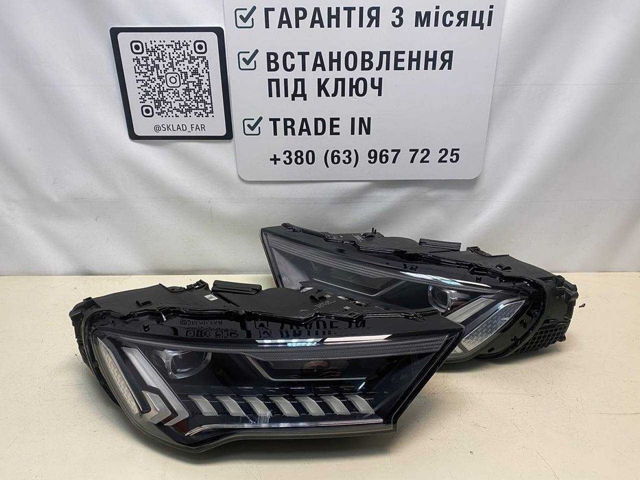 фара фары оптика Audi Q7 4m rest MATRIX Ауди Ку7 рест матрица eu