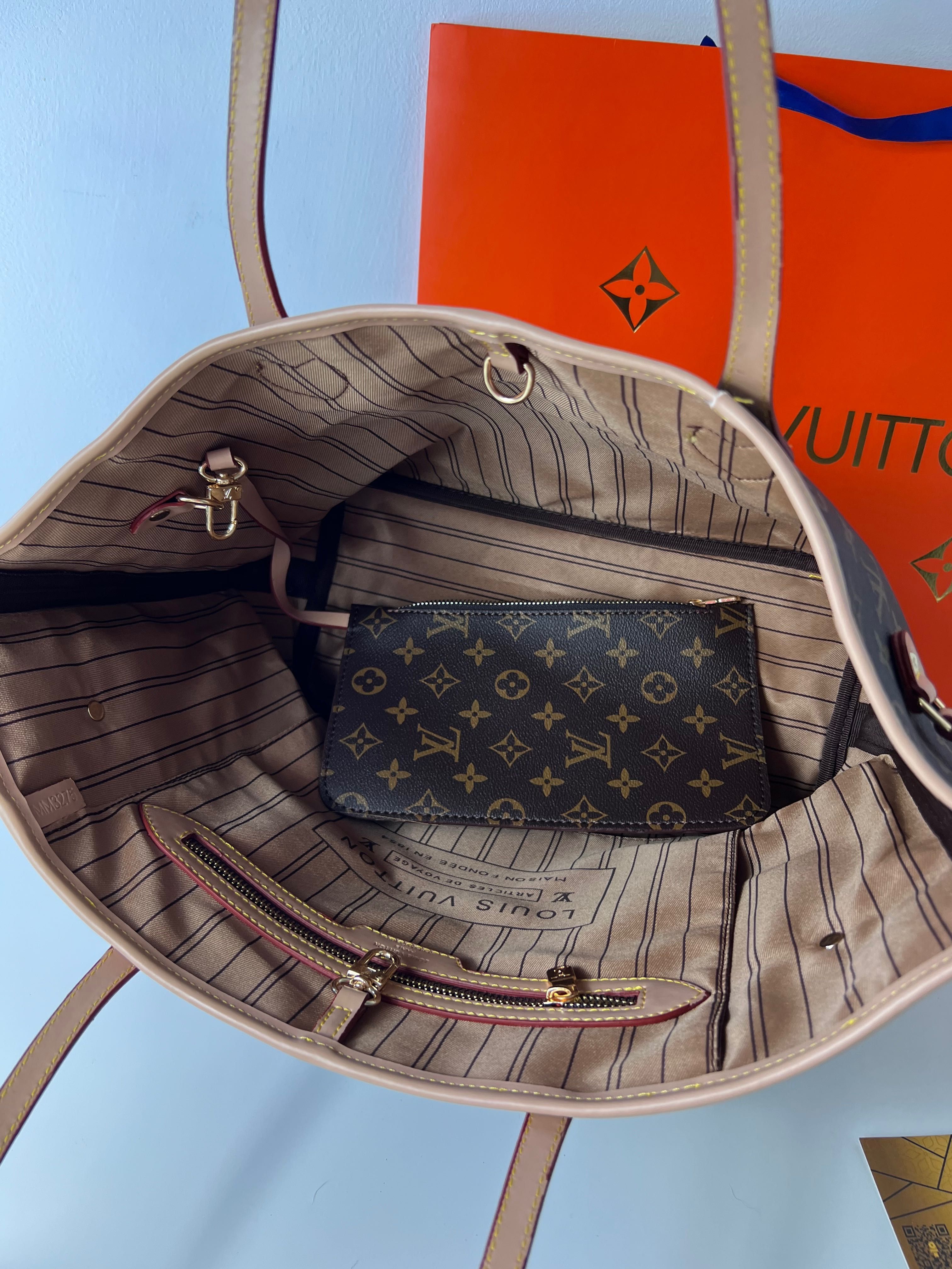 Torebka damska shopperka duża Louis Vuitton Neverfull LV premium