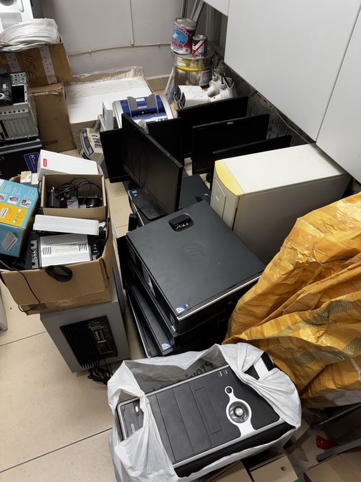 Сборка 1500 Системник Монитор Мышка Клавиатура Кабеля