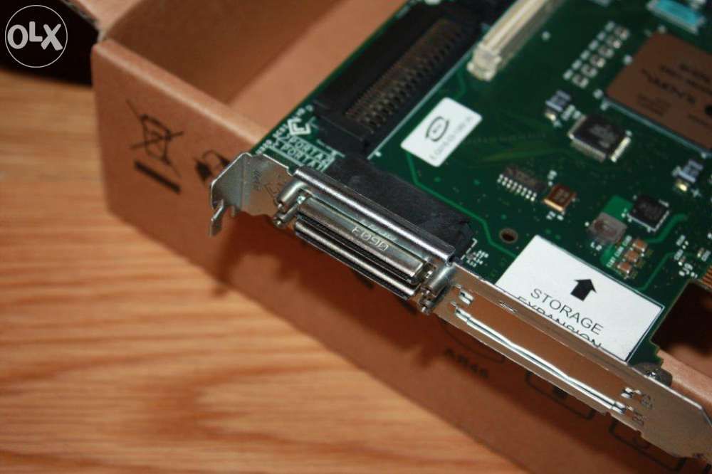 Controladora hp smart array 6400 ultra 320 2x2 canais usada