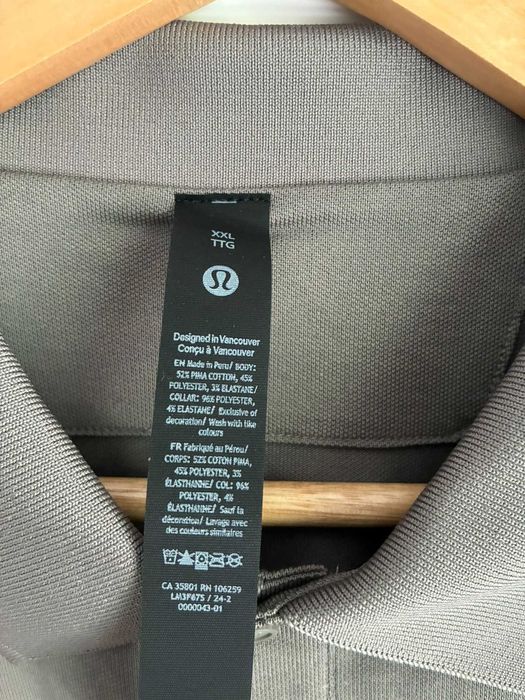 Polo Lululemon (ciemnoszare, XXL)