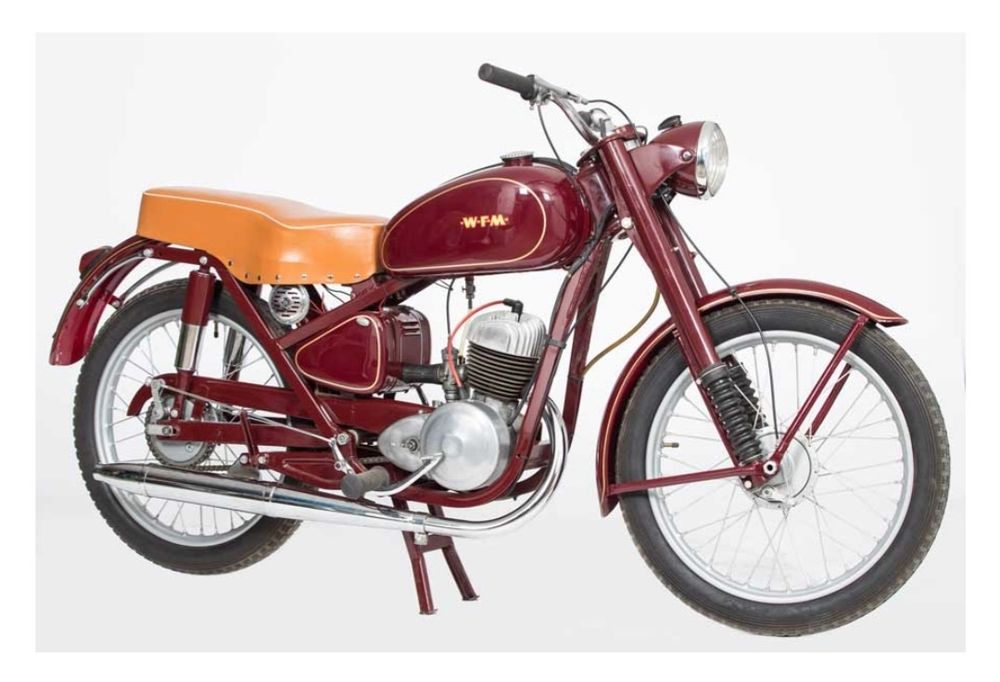 Motocykl WFM 125 model M 06 rok wydania 1956