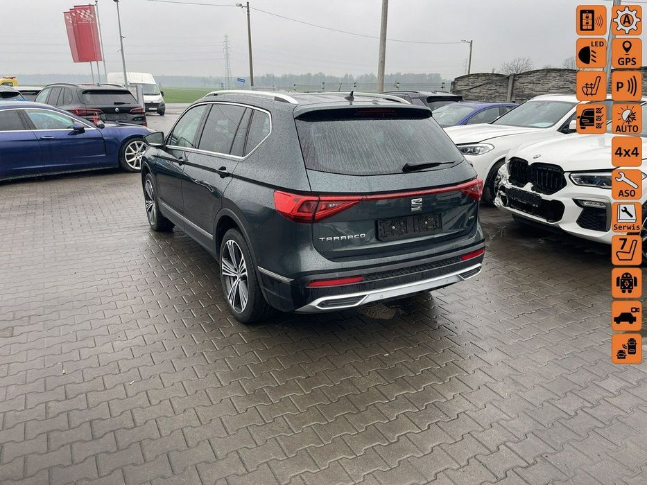 Seat Tarraco Xcellence 4x4 DSG Kamery360 Skóra Podgrzewanie Virtual 7Os.