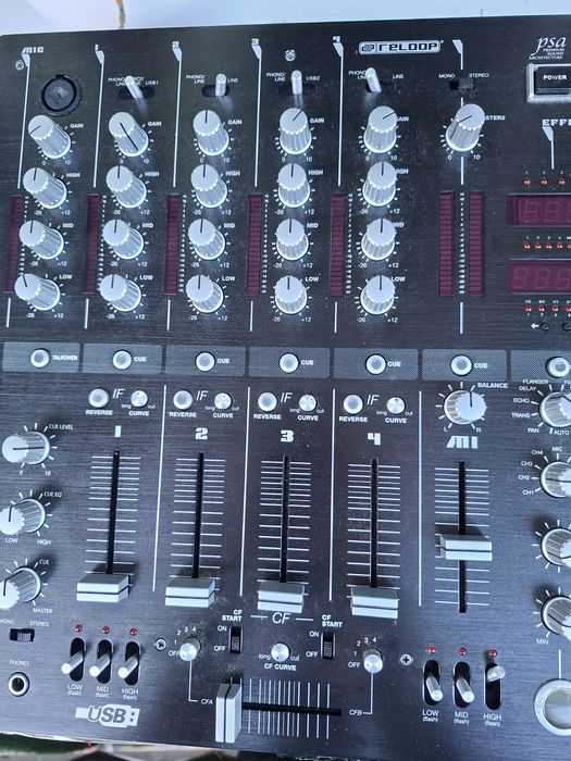 Mikser DJ Reloop RMX-40 USB, 4-Kanałowy,  Efektorr