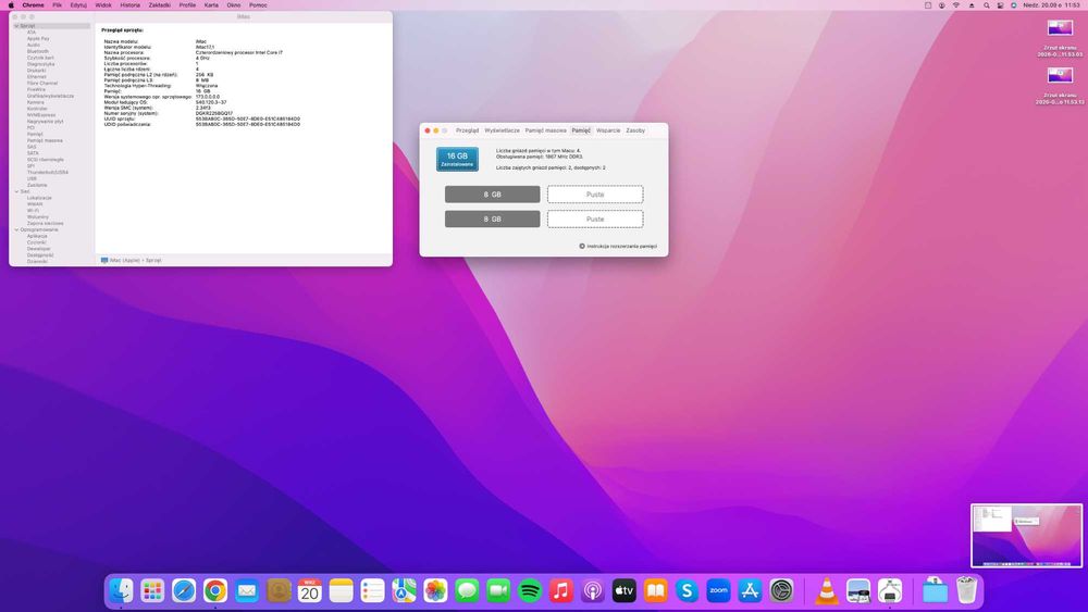 iMac Retina 5K 27" + Apple Magic Keyboard i Magic Mouse