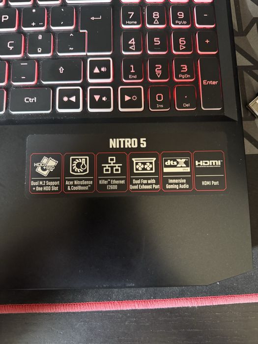 Portatil Gaming Acer nitro 5 - Ryzen 5 RTX 3060 / SSD