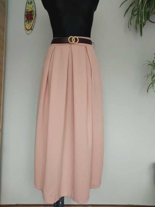 Nowa spódnica midi szerokoe plisy L xl