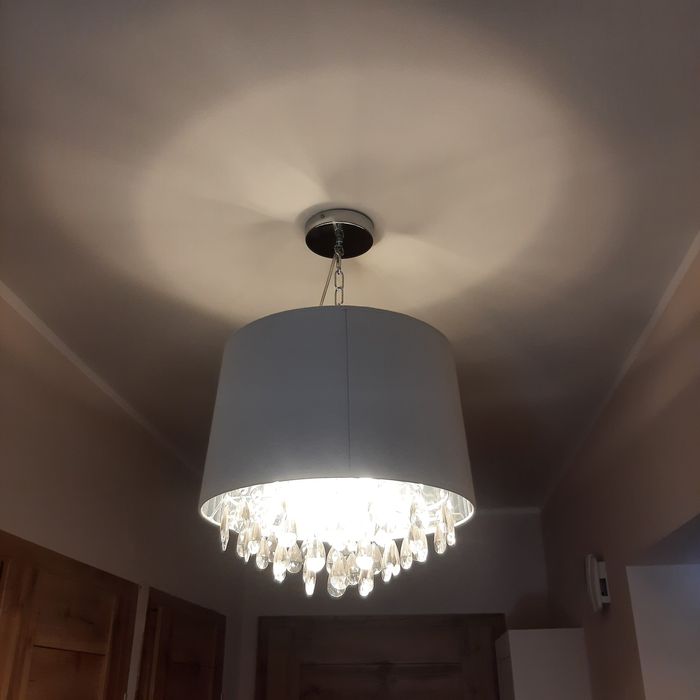 Lampa sufitowa wisząca 2xE27 4 sztuki, stan bardzo dobry