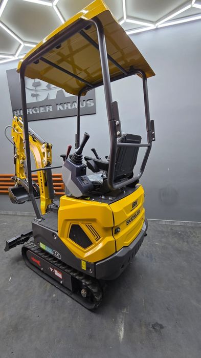 Nowa Minikoparka BK1250JSR JOYSTICK skrętne ramie Berger Kraus