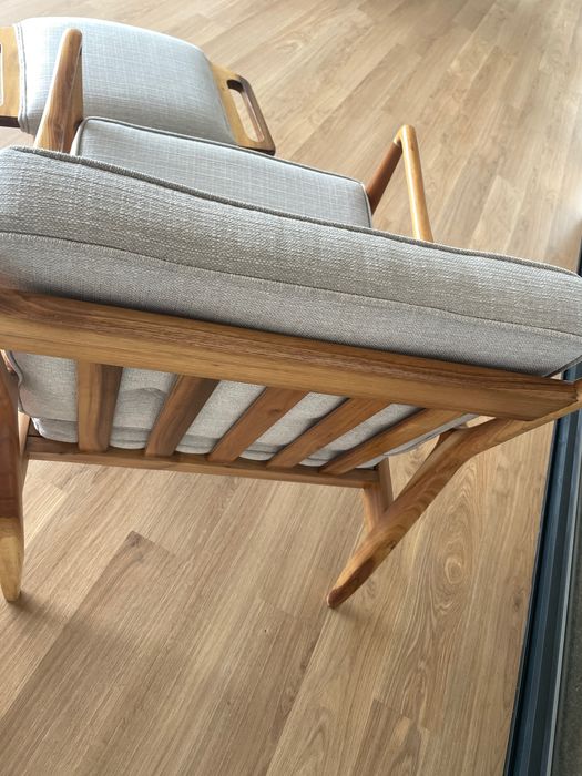 Cadeirão Poltrona Nórdica em Madeira maciça