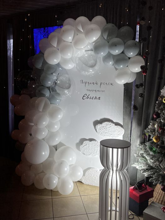 Фото зони, оформлення кульками