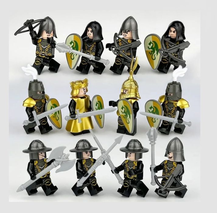 Nowe klocki rycerze zestaw rycerz w pełni kompatybilne z Lego