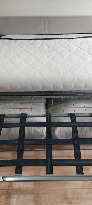 Sofá cama 2 lugares, bege, como novo