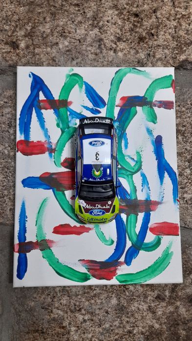 Quadro Moldura 3D Rally – Decoração Premium para Fãs de Automobilismo