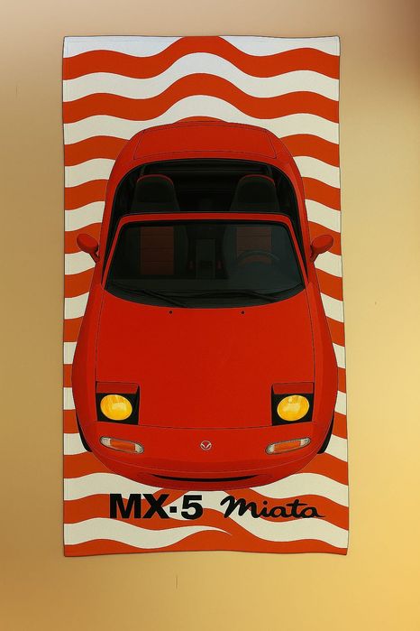 Toalha de praia personalizaveis Honda del Sol/ S2000/ Mazda Mx5 Miata