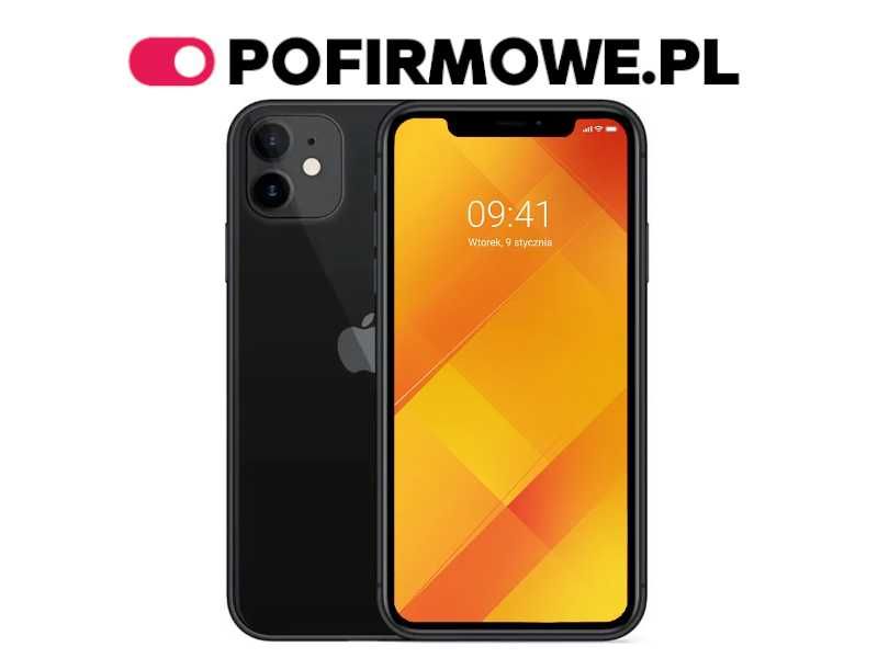 Apple iPhone 11 64GB Black Legalnie Bez Blokad Gwarancja Faktura