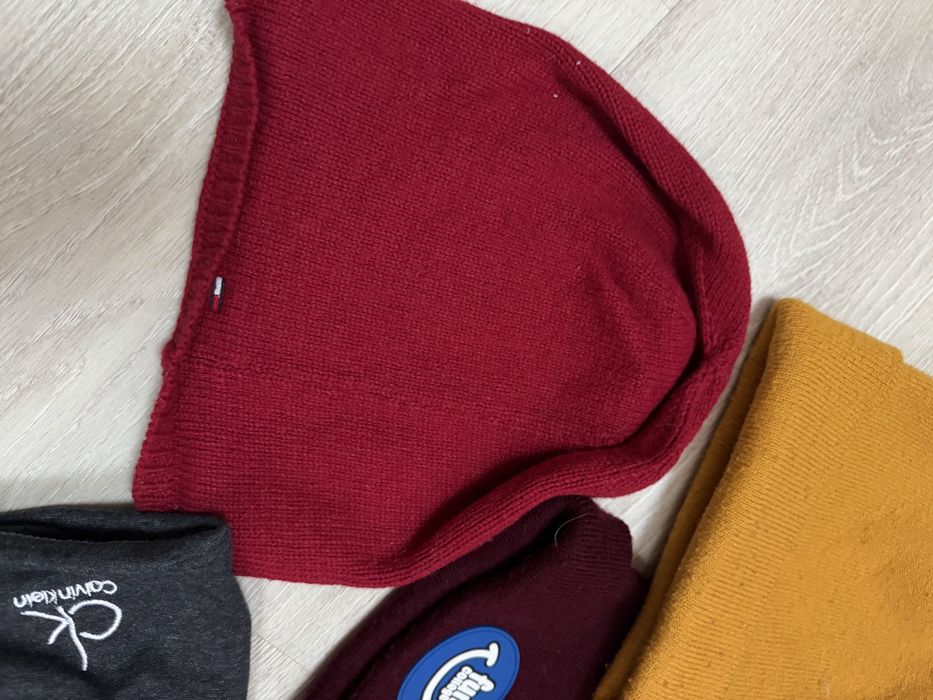 Czapki zestaw tommy hilfiger calvin klein